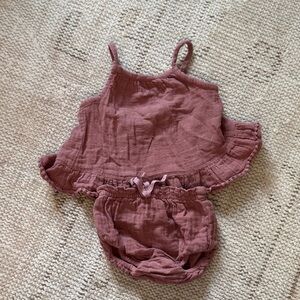 Jamie Kay Kids Matching Set in Dusty Rose